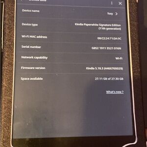 Kindle Paperwhite Signature Edition 11th Gen